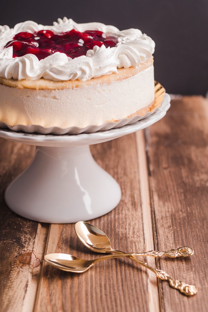 Gâteau de glace décoré pour une fête d'été